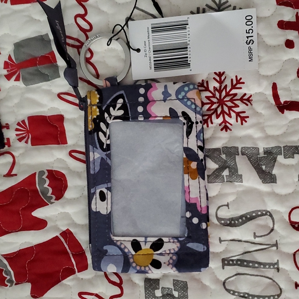 Vera Bradley zip ID/coin case